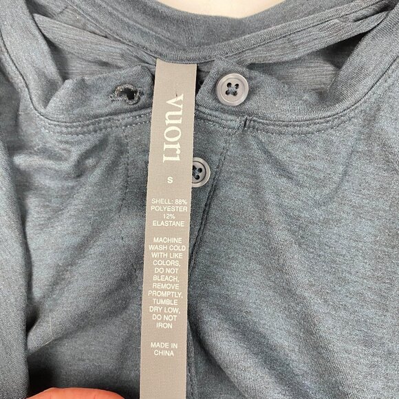 Vuori Womens Jumpsuit Lux Henley Size Small - Blue - Picture 10 of 16